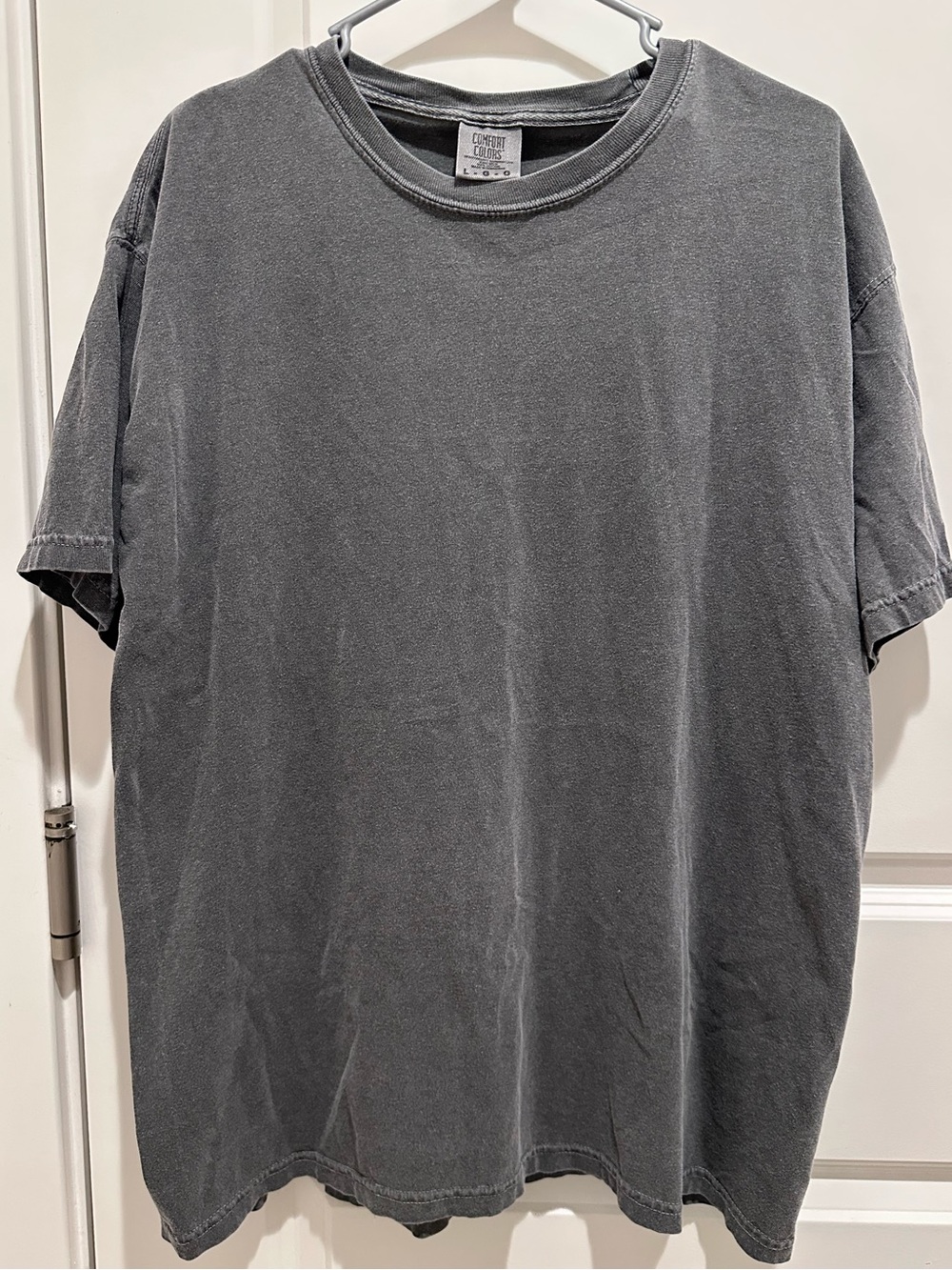 Comfort Colors Men's Vintage Black Washed Crew Tee